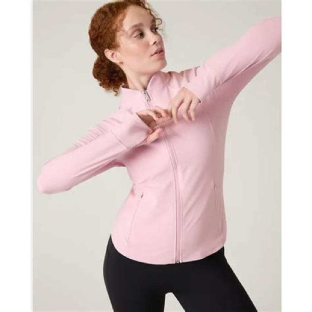 Athleta Salutation Jacket 2.0 Begonia Pink 2X